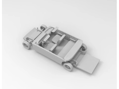 1963 chevy impala open top rc body shell 3D Print Model
