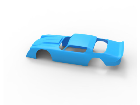 Cangkang bodi rc camaro balap 1970 dari model cetak 3D Mike Eddy Model Cetak 3D