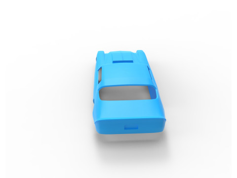 Cangkang bodi rc camaro balap 1970 dari model cetak 3D Mike Eddy Model Cetak 3D