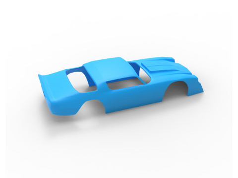 Cangkang bodi rc camaro balap 1970 dari model cetak 3D Mike Eddy Model Cetak 3D