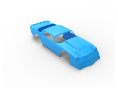 Cangkang bodi rc camaro balap 1970 dari model cetak 3D Mike Eddy Model Cetak 3D