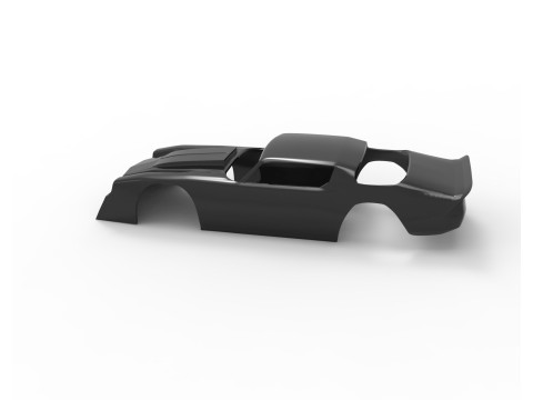 Cangkang bodi rc camaro balap 1970 dari model cetak 3D Mike Eddy Model Cetak 3D