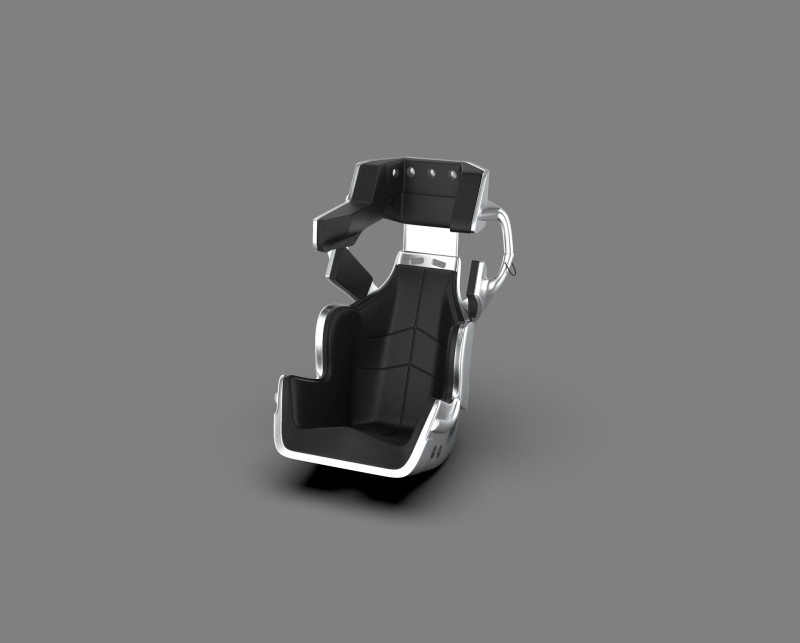 Sedile da corsa Pro Lite Advantage Slide Job costruito da Butler Modello di stampa 3D .c4d .max .obj .3ds .fbx .stl .blend