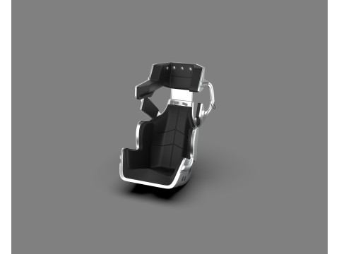 Siège de course coulissant Butler Built Pro Lite Advantage Modèles 3D en vedette