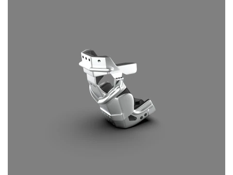 Butler Built Pro Lite Advantage Slide Job Racing Seat 3D Print Model