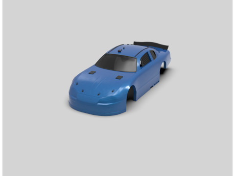 शेवरले मोंटे कार्लो 2001 NASCAR RC बॉडी शेल 3D प्रिंट मॉडल