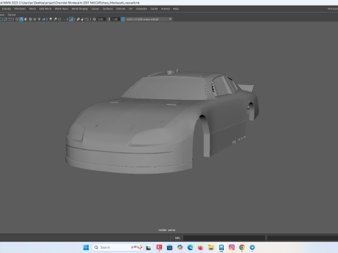 Chevrolet Monte Carlo 2001 NASCAR RC Body Shell 3D Print Model