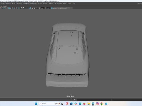 Chevrolet Monte Carlo 2001 NASCAR RC Body Shell 3D Print Model