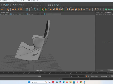 Sedile avvolgente da corsa di rc Modello di stampa 3D