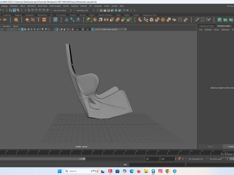 RC의 레이싱 버킷 시트 3D 프린트 모델
