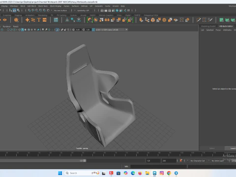 Sedile avvolgente da corsa di rc Modello di stampa 3D