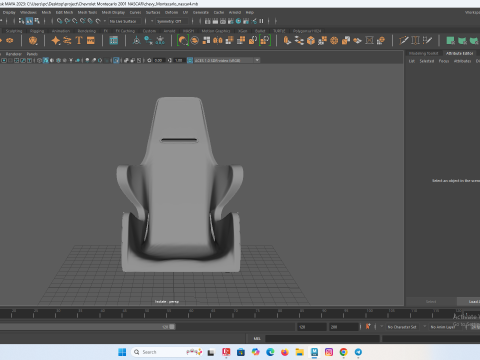 RC의 레이싱 버킷 시트 3D 프린트 모델