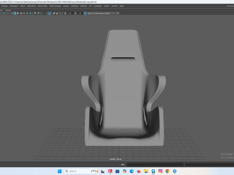 RC의 레이싱 버킷 시트 3D 프린트 모델
