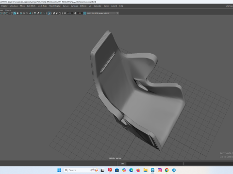 RC의 레이싱 버킷 시트 3D 프린트 모델