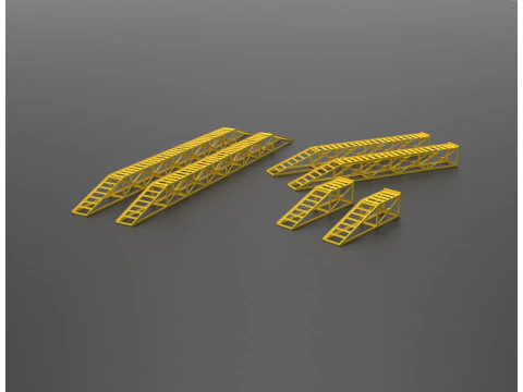 Robustes, modulares Rampen-Set 3D Druckmodell