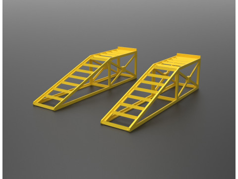 Robustes, modulares Rampen-Set 3D Druckmodell