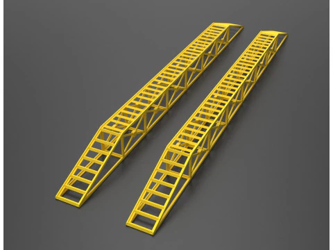 Heavy Duty Modular Construction Ramp Set 3D Print Model