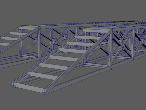 Robustes, modulares Rampen-Set 3D Druckmodell