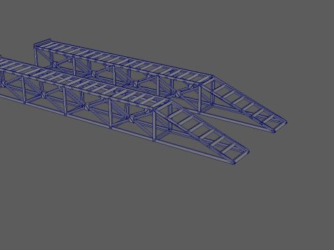 Robustes, modulares Rampen-Set 3D Druckmodell