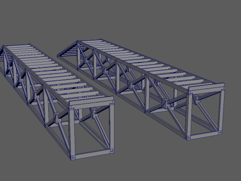 Robustes, modulares Rampen-Set 3D Druckmodell