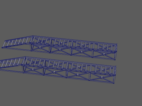 Robustes, modulares Rampen-Set 3D Druckmodell