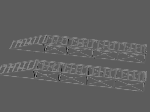 Robustes, modulares Rampen-Set 3D Druckmodell