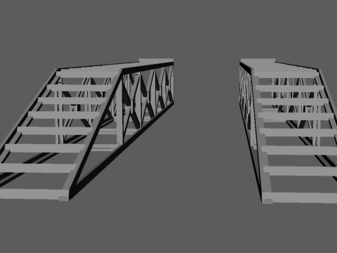 Robustes, modulares Rampen-Set 3D Druckmodell