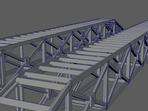 Heavy Duty Modular Construction Ramp Set 3D Print Model