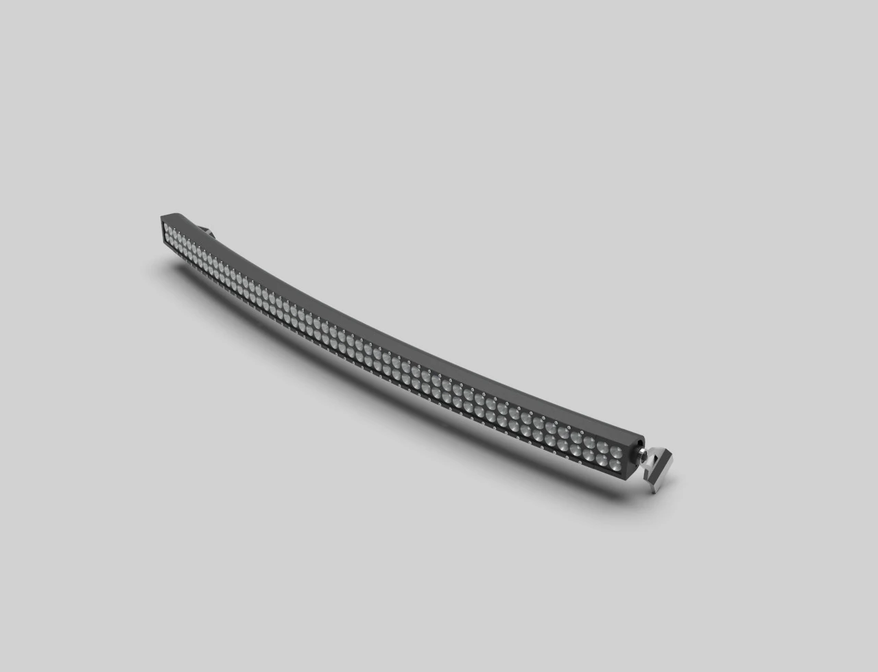 Curved LED Light Bar for RC Vehicles 3D Print Model .c4d .max .obj .3ds .fbx .stl .blend 