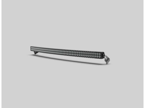 Curved LED Light Bar for RC Vehicles 3D Print Model