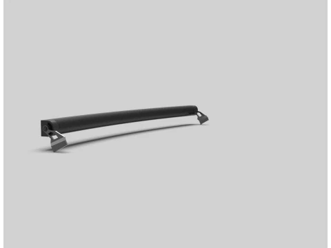 Curved LED Light Bar for RC Vehicles 3D Print Model