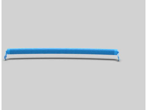 Curved LED Light Bar for RC Vehicles 3D Print Model