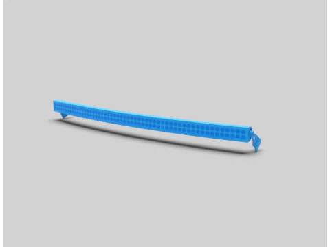 Curved LED Light Bar for RC Vehicles 3D Print Model