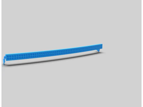Curved LED Light Bar for RC Vehicles 3D Print Model