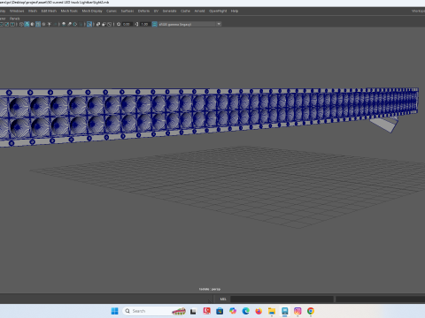 Barra de luces LED curva para vehículos RC Modelo de impresión 3D