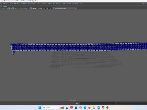 Barra de luces LED curva para vehículos RC Modelo de impresión 3D