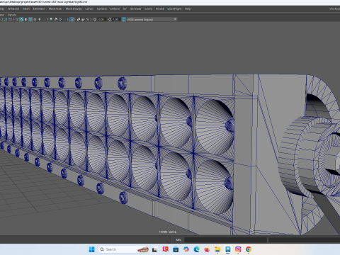 Barra de luces LED curva para vehículos RC Modelo de impresión 3D