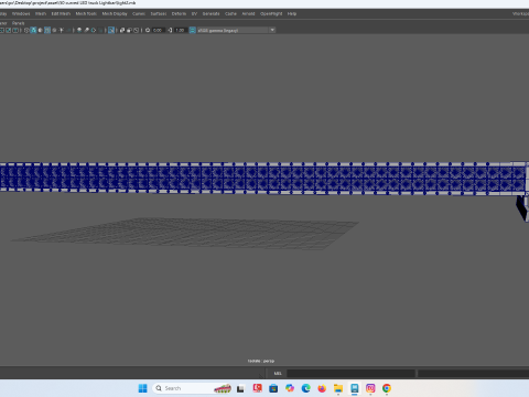 Barra de luces LED curva para vehículos RC Modelo de impresión 3D