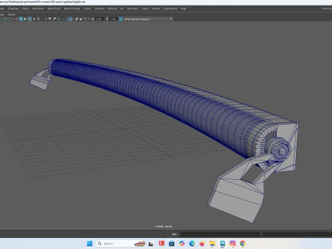 Curved LED Light Bar for RC Vehicles 3D Print Model