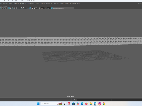 Barra de luces LED curva para vehículos RC Modelo de impresión 3D