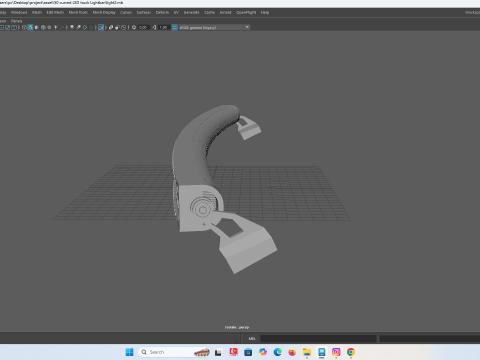 Barra de luces LED curva para vehículos RC Modelo de impresión 3D
