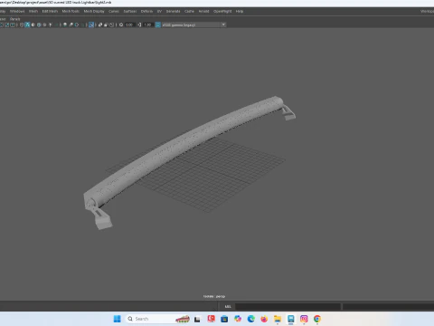 Curved LED Light Bar for RC Vehicles 3D Print Model