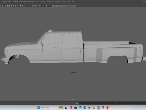 F150 двойная кабина 4x4 199297 кузов с двойным радиоуправлением 3D Принт Модель