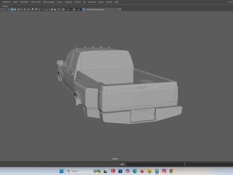 F150 з подвійною кабіною 4x4 199297 з подвійним керованим кузовом 3D Принт Модель