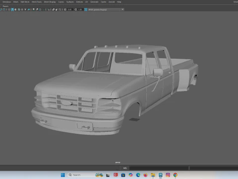 F150 двойная кабина 4x4 199297 кузов с двойным радиоуправлением 3D Принт Модель