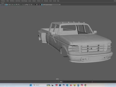 F150 двойная кабина 4x4 199297 кузов с двойным радиоуправлением 3D Принт Модель