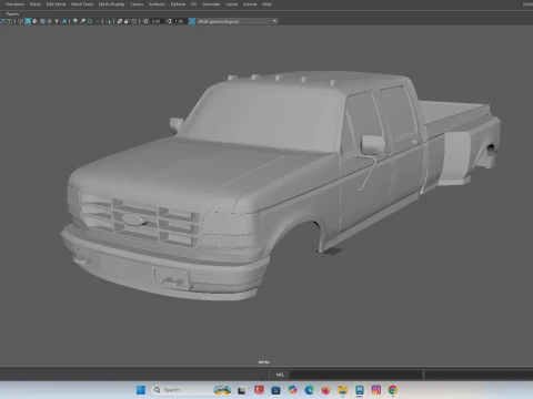 F150 двойная кабина 4x4 199297 кузов с двойным радиоуправлением 3D Принт Модель