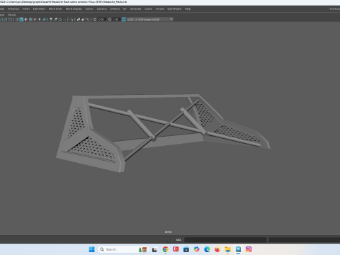 Toyota Hilux 2016 두통 랙 - 산토 안토니오 RC 스케일 모델 액세서리 3D 프린트 모델
