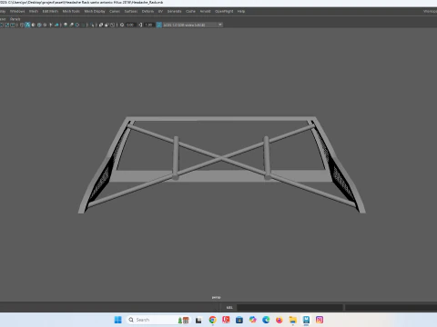 Toyota Hilux 2016 Headache Rack - Santo Antnio RC Scale Model Accessory 3D Print Model