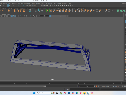 Toyota Hilux 2016 두통 랙 - 산토 안토니오 RC 스케일 모델 액세서리 3D 프린트 모델